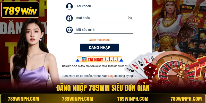 Đăng nhập 789WIN siêu đơn giản